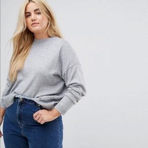 ASOS CURVE Gray Sweater